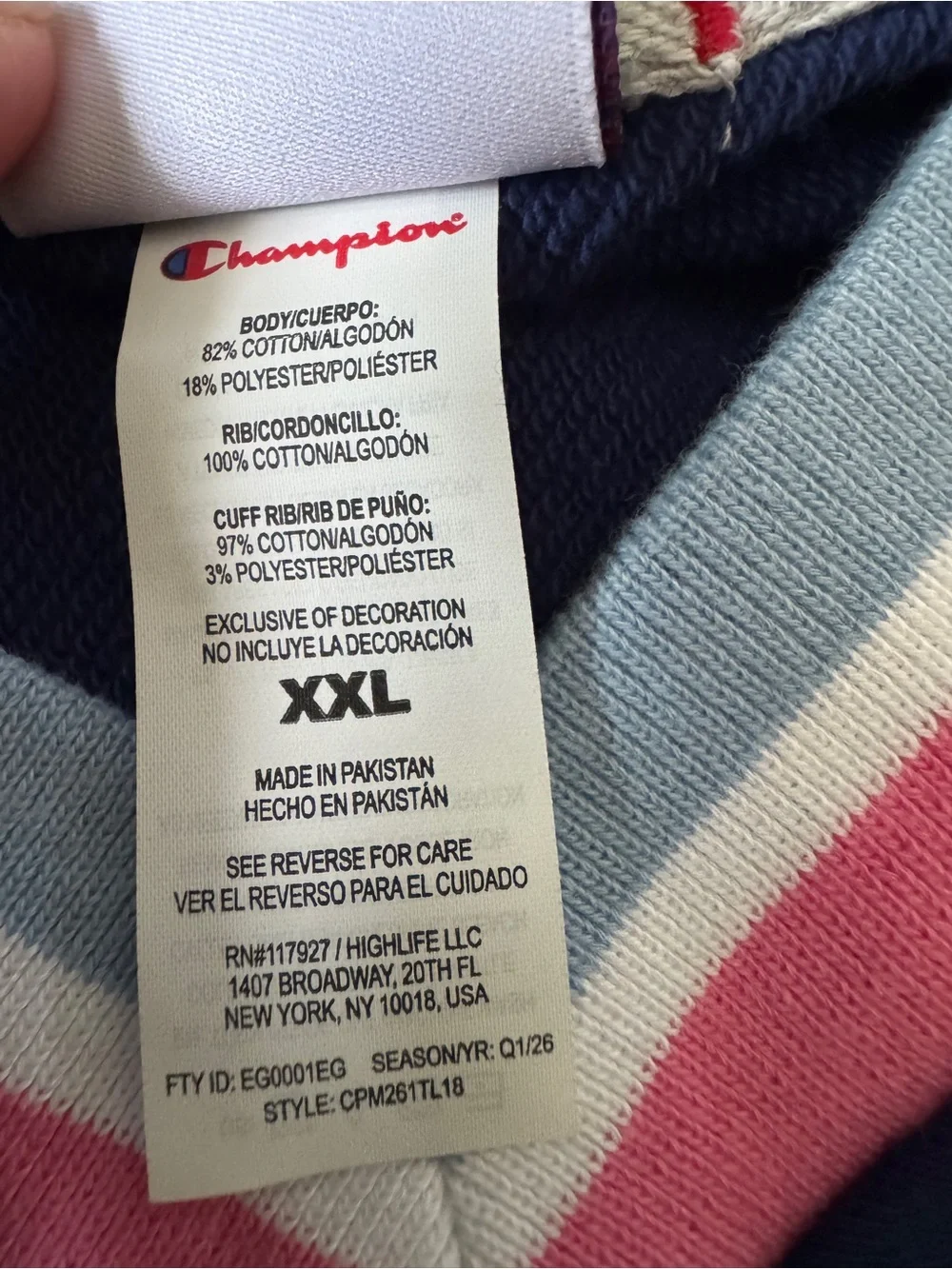 Champion nwt men’s